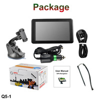 Système de navigation GPS portable pour voiture 5/7/9 pouces avec écran haute définition, mémoire 8 Go, universel pour voitures et camions