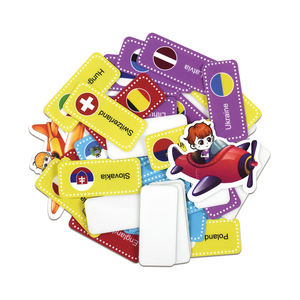 Tableau blanc interactif effaçable à sec réutilisable, carte du monde, affiche amovible, taille personnalisée, autocollant mural d'enseignement de <span class=keywords><strong>la</strong></span> géographie pour enfants - Product Image 5