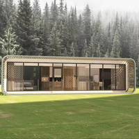 Cabine Capsule Spatiale Préfabriquée en Aluminium – Hébergement de Vacances, Maison de Vacances, Résidence de Vacances, Sur Mesure