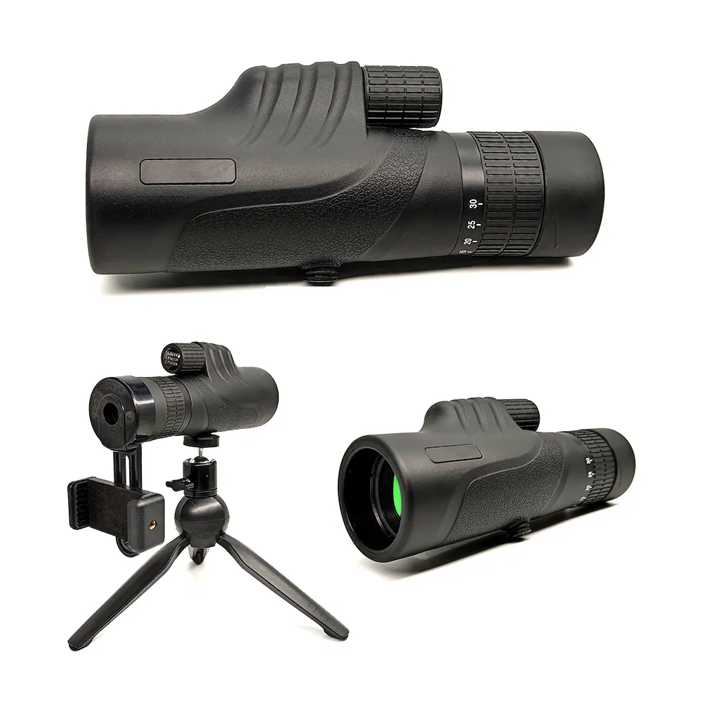 Super Zoom Telescope 10 -30x42 High Power Optical Zoom Monocular with Phone Adapter Tripod