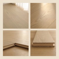 Plancher en chêne blanc de qualité supérieure, imperméable, avec grain naturel, installation par système de clic, pour salon et usage extérieur