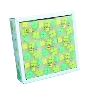 Sauberer transparenter kleiner frischer Radiergummi mit hohem Aussehen und grünem Glücks gras - Product Image 5