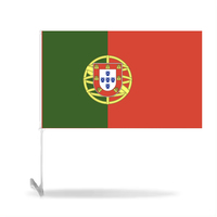 Drapeau de course personnalisé en gros d'usine 30*45CM polyester imprimé pour drapeau suisse pour la publicité de fenêtre de voiture événements sportifs