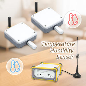 Indoor <b>Temperature</b> and Humidity <b>Wireless</b> Monitoring 2 Sets Radio Wave <b>Wireless</b> <b>Temperature</b> Humidity <b>Sensor</b> - Product Image 1