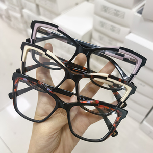Liquidation <span class=keywords><strong>de</strong></span> stock : <span class=keywords><strong>Lunettes</strong></span> anti-lumière bleue œil <span class=keywords><strong>de</strong></span> chat tendance pour femmes, monture rétro oversize élégante - Product Image 5
