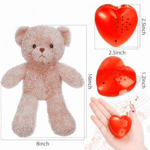 Tùy Chỉnh Nói Và Ca Hát Nhồi Bông Sang Trọng Gấu Bông Đồ Chơi Với Chất Lượng Cao Âm Thanh Loa Gấu Nhựa Đồ Chơi Với Âm Thanh Bằng Giọng Nói - Product Image 6