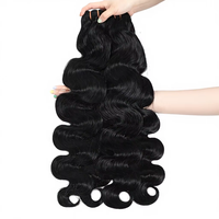 Ekstensi Rambut Remy Peru 12 Inch Double Drawn, Dicat, Double Weft, Micro Loop, Gaya Invisible, 12A Virgin Deep Wave Curl Capelli