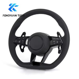 2017-2023 Audi A3 A4 A5 A6 S4 S5 B9 Sports <strong>Steering</strong> Wheel Replacement Carbon Fiber Leather for Plastic <strong>Modification</strong> R8 TT - Product Image 2