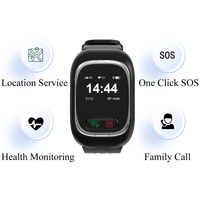 Montre connectée pour personnes âgées avec suivi GPS 4G, détection de chute, surveillance à distance, contrôle par application domestique, géo-clôture, SOS, appel familial, carte SIM