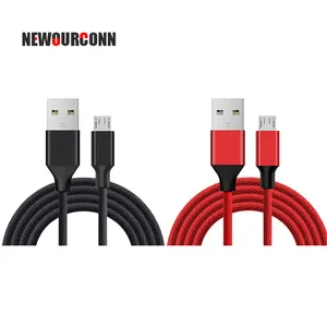 3A Nylon Fast Charge USB Data Cable micro usb for Samsung Xiaomi LG Tablet Android Mobile Phone USB Charging Cord