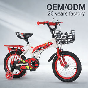 Bicicleta Infantil de Acero al Carbono de 12 Pulgadas, Personalizada de Fábrica, en Stock, <span class=keywords><strong>para</strong></span> Niños de 3 a 8 Años, con Canasta y Ruedas de Entrenamiento - Product Image 1