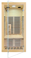 Poêle de sauna infrarouge électrique de luxe pour 6 personnes, en cèdre rouge et bois de pruche, design moderne, écologique, vapeur sèche, usage commercial et domestique