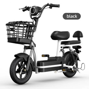 48V 50km Range Electric <b>Bicycle</b> Two-Wheel Smart Bike with Brushless Motor and Carbon Steel <b>Frame</b> LED Display and Sensor - Product Image 6
