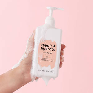 Shampoo au beurre de karité et à l'huile de coco 300 ml, étiquette privée personnalisée OEM, produits de soin capillaire nourrissants, réparateurs et hydratants, faible MOQ - Product Image 3