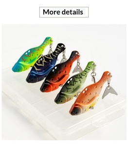 Set di 5 Esche Artificiali in Lega di Zinco <span class=keywords><strong>con</strong></span> Ganci per <span class=keywords><strong>Pesca</strong></span> in Fiume, Lago e Torrente - Product Image 4