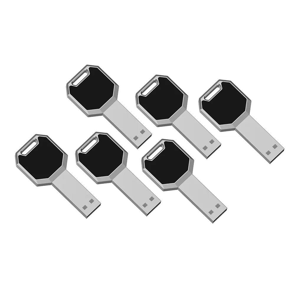 Anahtar şekli lazer logosu metal hediye 8gb 16gb usb bellek disk USB bellek çubuğu flash kalem sürücü