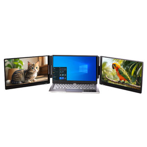 Ordinateur <span class=keywords><strong>portable</strong></span> avec trois <span class=keywords><strong>écran</strong></span>s externes, deux <span class=keywords><strong>écran</strong></span>s de 15,6 pouces avec une résolution de 2560*1440, panneau IPS - Product Image 1