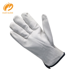 Guantes de trabajo de piel de cerdo sin forro de Cuero de cerdo para hombre, Guantes de conductor, Guantes de conductor, Guante de soldadura Tig Laboral - Product Image 2