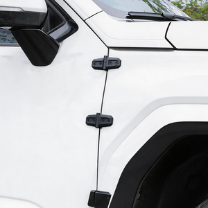 2 adet motor kaputu menteşe dekorasyon araba motor kaputu kapı menteşesi koruyucu kapak Trim siyah araba kapı menteşesi Jimny - Product Image 4