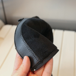 Nouvelles bottes longues pour enfants avec fermeture éclair latérale et fourrure, chaussures décontractées tendance pour enfants - Product Image 4