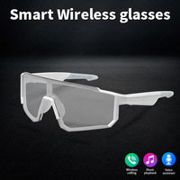 Lunettes intelligentes pour sports de plein air QY-Pro01 avec Bluetooth pour le cyclisme Protection UV Écouter de la musique et passer des appels