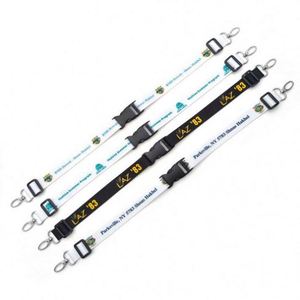 Hot Selling <b>Lanyard</b> <b>Polyester</b> With Logo Custom and Id Badge Holder - Product Image 2