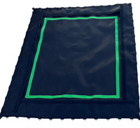 Tapis de saut de remplacement noir pour trampoline, accessoires pour aire de jeux intérieure, filet de saut de rechange pour parc de trampolines