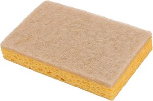 NUEVA Esponja Ecológica para Lavar Platos, Fibra de Coco + Esponja de Celulosa, Alta Absorción de Agua, Forma Rectangular - Product Image 4