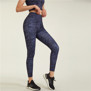 Phụ Nữ Cô Gái Eo Cao Stretchy Nén Thể Dục <span class=keywords><strong>Camo</strong></span> Yoga Chạy Xà Cạp Phòng Tập Thể Dục Quần Không Nhìn Xuyên Qua Xà Cạp Thể Thao Leggins - Product Image 2