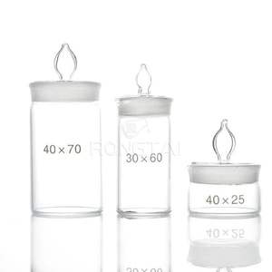 Cristalería <span class=keywords><strong>de</strong></span> cuarzo <span class=keywords><strong>de</strong></span> <span class=keywords><strong>laboratorio</strong></span> RONGTAI China 1302-1 50*30mm sellado <span class=keywords><strong>de</strong></span> vidrio vaso científico peso química botella <span class=keywords><strong>de</strong></span> pesaje - Product Image 5