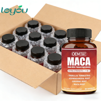 OEM Capsules de Maca, Ashwagandha et Ginseng 7-en-1 – Mélange Herbal Premium Végétalien pour Adultes, Faible en Gras, Complément Alimentaire Énergisant