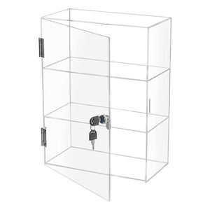 custom clear acrylic display cabinet locking acrylic showcase clear acrylic display case with lock for retail