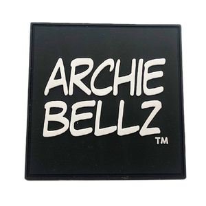 Personalized Design Custom 3d Embossed Brand <b>Name</b> Logo Soft Pvc Patch Pocket Bag Patch Rubber Badge - Product Image 2