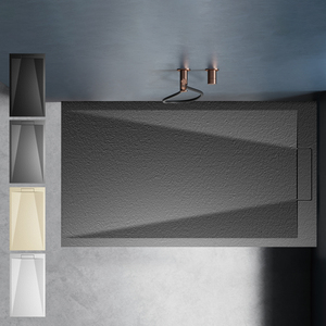 Installation facile Prix usine Pierre artificielle extra plate sur pied receveur de bain beige italien receveur de <span class=keywords><strong>douche</strong></span> pour porte de <span class=keywords><strong>douche</strong></span> s - Product Image 1