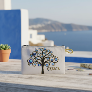 Monedero Turco Tejido con Diseño de Ojo Turco y Árbol de la Vida, Personalizable - Product Image 4