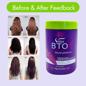 Tratamiento de Botox capilar reparador hidrolizado Natural <span class=keywords><strong>brasileño</strong></span> 0% <span class=keywords><strong>Formol</strong></span> Pure Maxkera Protein tratamiento para el cabello proteína queratina - Product Image 4