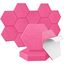 Paneles Acústicos Hexagonales 3D de Fieltro de Poliéster Coloridos en Oferta - Product Image 3