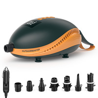 Pompe électrique pour SUP Dolphin OutdoorMaster 20PSI - Pompe à air portable pour paddle board et kayak gonflable