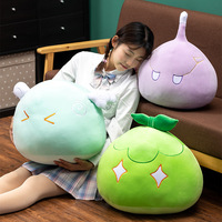 Oreiller en peluche Genshin Impact Impact, oreiller en peluche Slime élémentaire, jouets cadeaux pour enfants 7 Styles