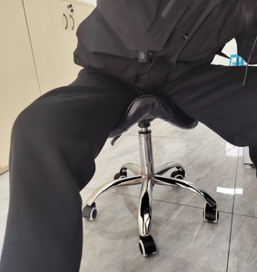 Silla de Salón de Belleza Master's de Acero Inoxidable con Rotación de 360 Grados y Altura Ajustable para Oficina y Escritorio - Product Image 5