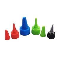 Bouchon souple en plastique à visser de haute qualité, vente directe usine, pour bouteille, avec buse pointue pratique et fonction de pression