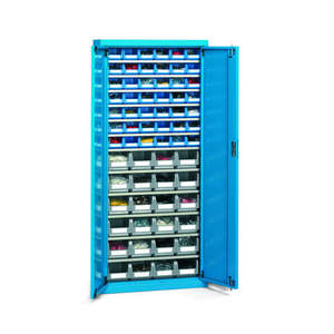 Raccogli 700x270x armadio per attrezzi 1655 con porte e lucchetti blu - Product Image 1