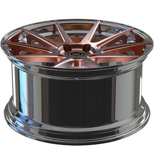 Jantes en alliage forgé polonais 2 pièces 20x10.5, 20x12 décalées sur mesure de nouveau style pour Nissan GT-R - Product Image 2
