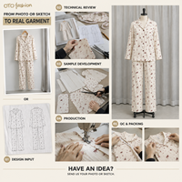 Ensemble pyjama deux pièces pour femme, imprimé chevaux crème, texture côtelée, col cranté, style loungewear, personnalisable OEM, vente en gros