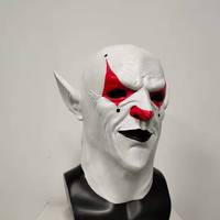 Halloween effrayant Cosplay Diablo Belial Joker masque en Latex démon Satan patron casque nouveau bal mascarade accessoires de déguisement adulte