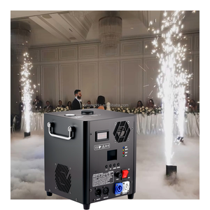 DJ de fête de révélation de sexe de <span class=keywords><strong>mariage</strong></span> 700w Machine à effets de scène avec boîtier en aluminium télécommandé équipement d'effets spéciaux de glace sèche - Product Image 5