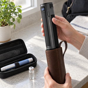 Estuche Eléctrico para <span class=keywords><strong>Insulina</strong></span> SECRETSBOX con Espuma Protectora, Almacenamiento para <span class=keywords><strong>100</strong></span> <span class=keywords><strong>Unidades</strong></span> <span class=keywords><strong>de</strong></span> Jeringas, Enfriador <span class=keywords><strong>de</strong></span> <span class=keywords><strong>Insulina</strong></span> con Batería - Product Image 5
