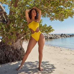 <span class=keywords><strong>Aliexpress</strong></span>-<span class=keywords><strong>Bikini</strong></span> de cintura alta para mujer, bañador Sexy de una pieza, traje de baño con tirantes cruzados de Color sólido, gran oferta 2022 - Product Image 5