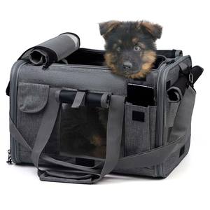 Orijinal ev açık seyahat <span class=keywords><strong>Pet</strong></span> taşıyıcılar için yumuşak taraflı büyük tek omuz köpek çanta kedi taşıyıcı gizlilik koruma - Product Image 2