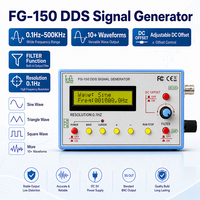 FG-150 DDS High-Precision Frequency Signal Generator: 15 Waveforms / Adjustable Duty Cycle 0.1 Hz-500 kHz